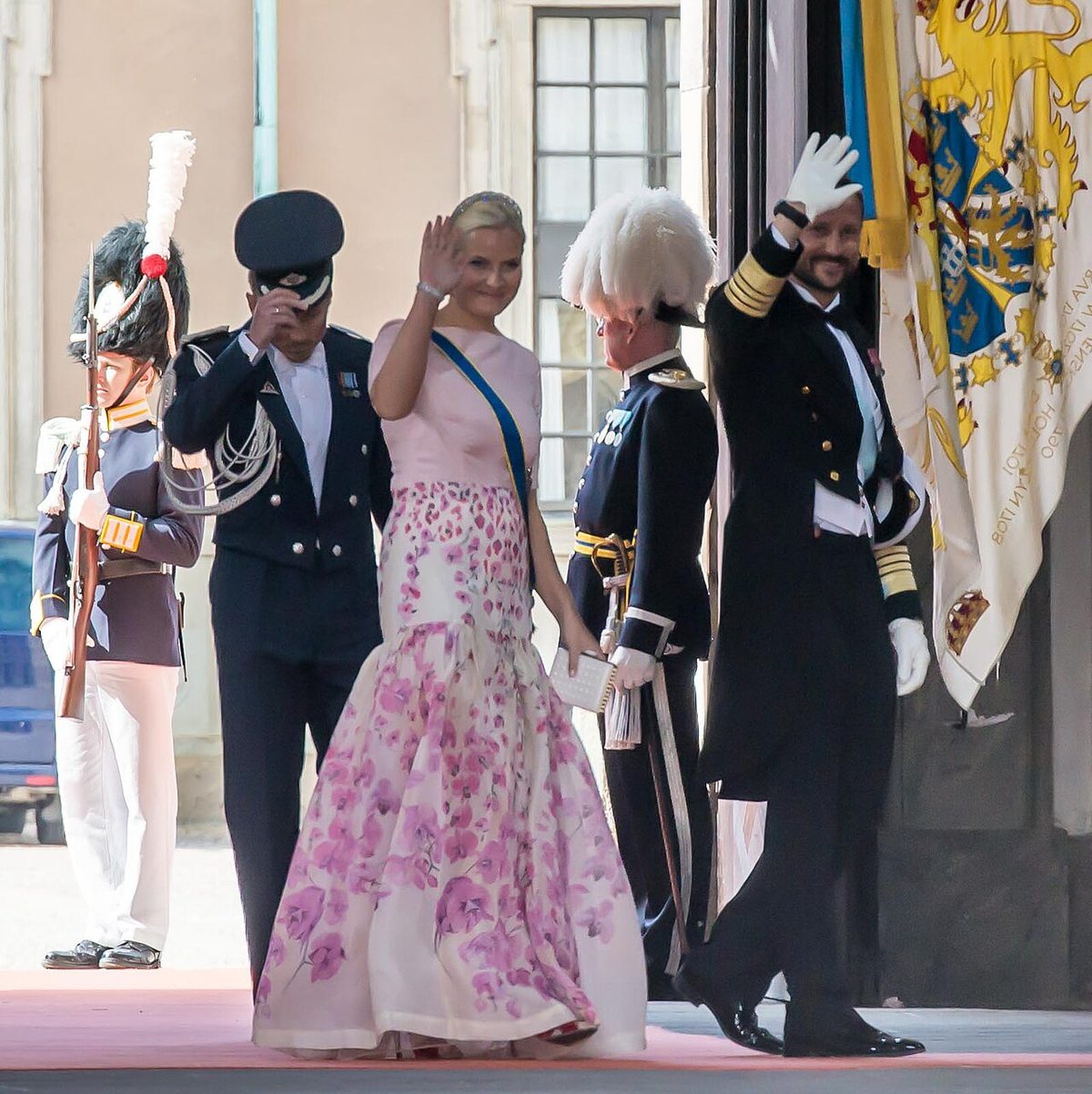 Haakon og Mette-Marit i Stockholm i 2015